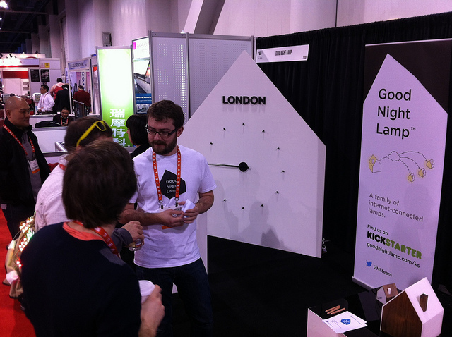 The Good Night Lamp at CES 2013 (by todbot at Flickr)