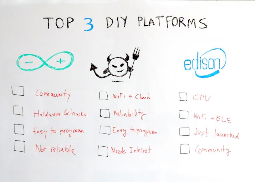 Top 3 DIY platforms - #iotfriday