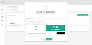 Create an App and IoT dashboard with thethings.iO